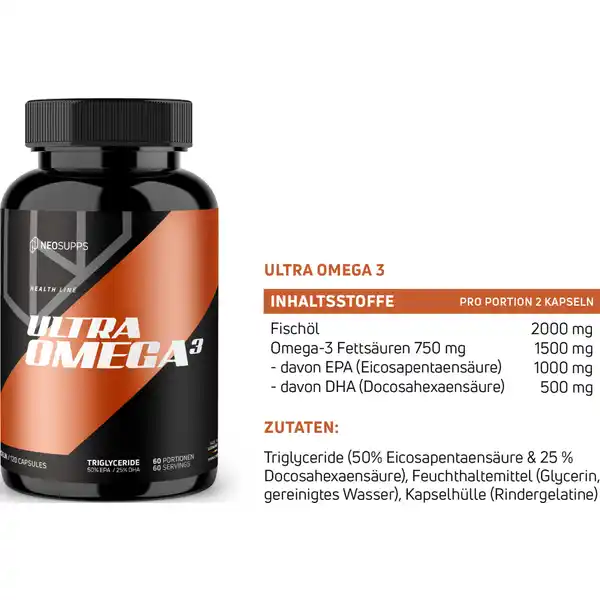 Ultra Omega 3 Kapseln