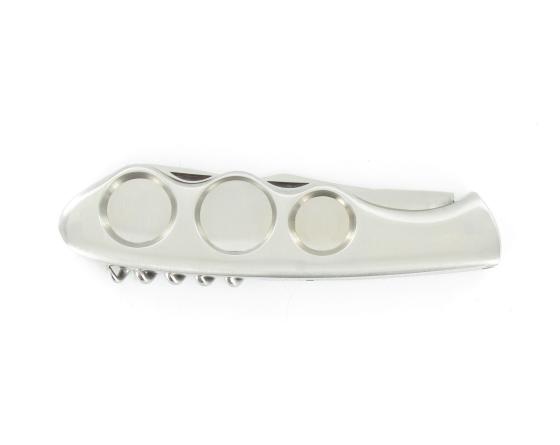 Phénix 115 mm - 3 pièces - Coupe-Cigare - Coupe Droite - Manche ALU Couteau de poche par Coursolle