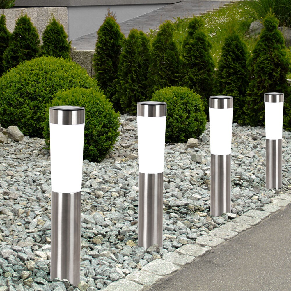 4er Set LED Solarleuchten für den Außenbereich
