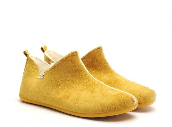 La maison de l espadrille chaussons femme 6030 6 fem jaune
