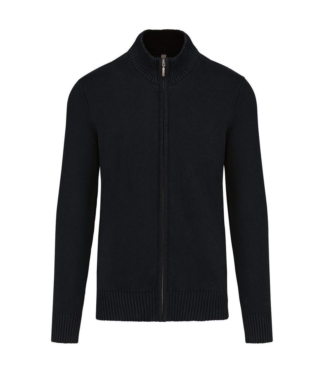 Gilet cardigan coton - HOMME - K971 - noir