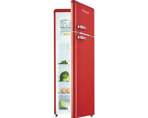 Wolkenstein GK212.4RT FR koel-vriescombinatie, afmetingen (B x H x D): 54,5 x 145,6 x 62,6 cm, koelgedeelte: 172 l, vriesgedeelte: 39 l