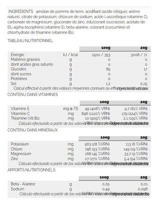 Boisson énergétique 226ERS Isotonic Drink Citron - 20g