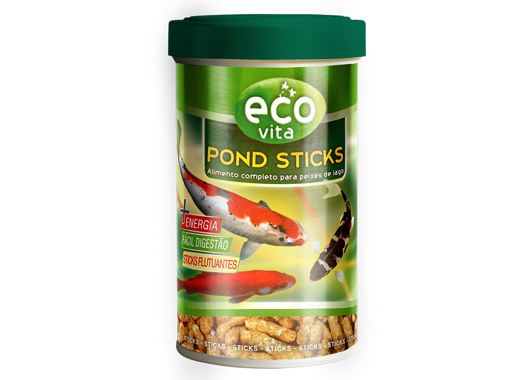 ALIMENTO PARA PEIXE LAGO ECO-VITA POND STICKS 1L
