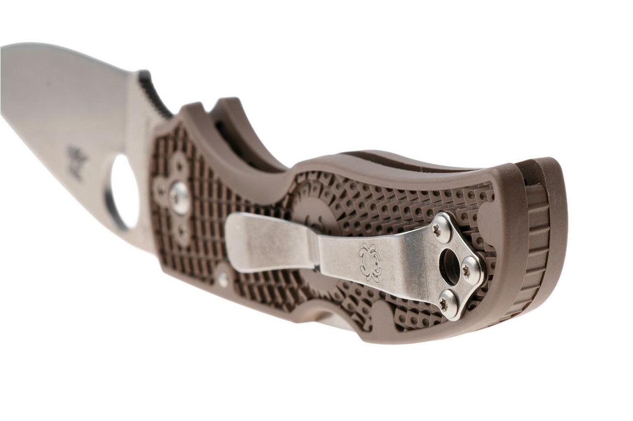 Spyderco Native 5 Lightweight CPM 15V C41PBN15V5 Brown FRN, Sprint Run zakmes