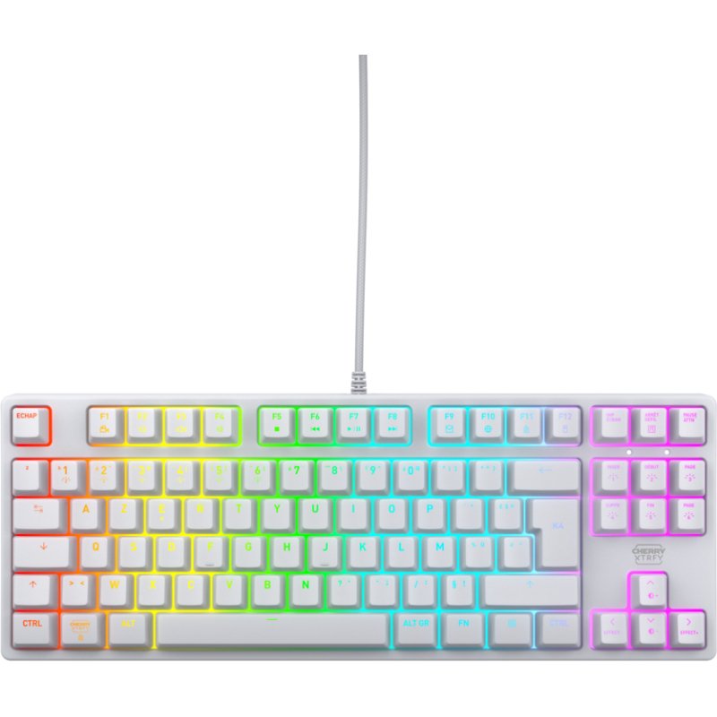 Clavier Cherry XTRFY K4V2 TKL - White