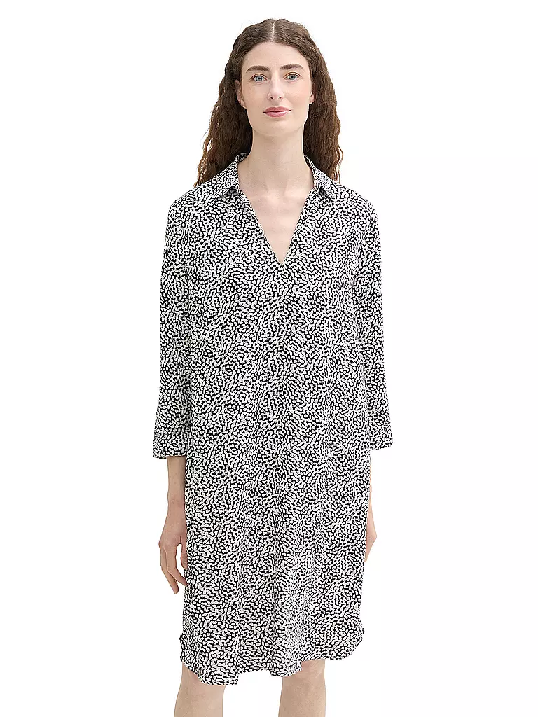 TOM TAILOR Midikleid blau