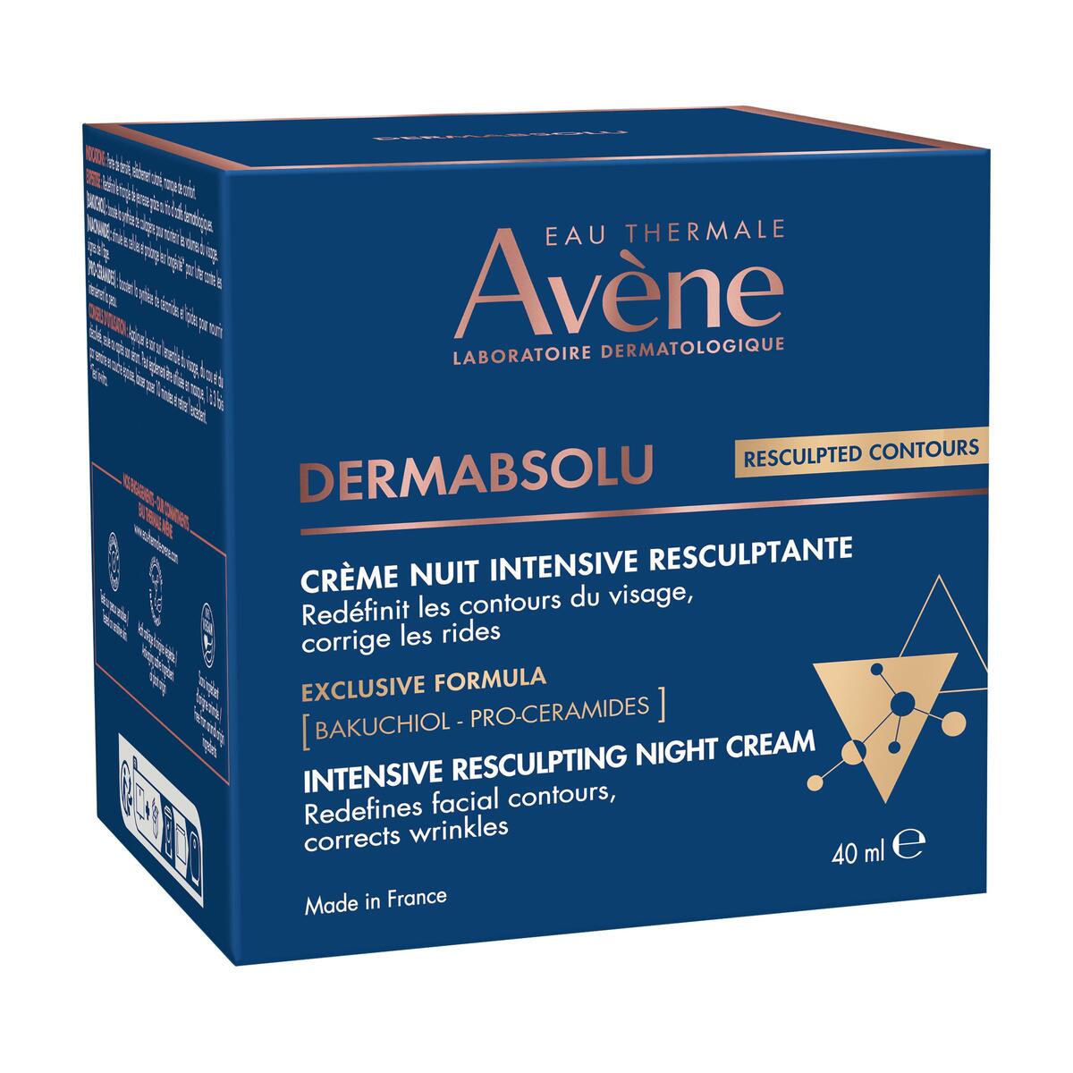 AVENE DermAbsolu Nachtcreme<br>40 ml, Topf, Creme, konturstraffend