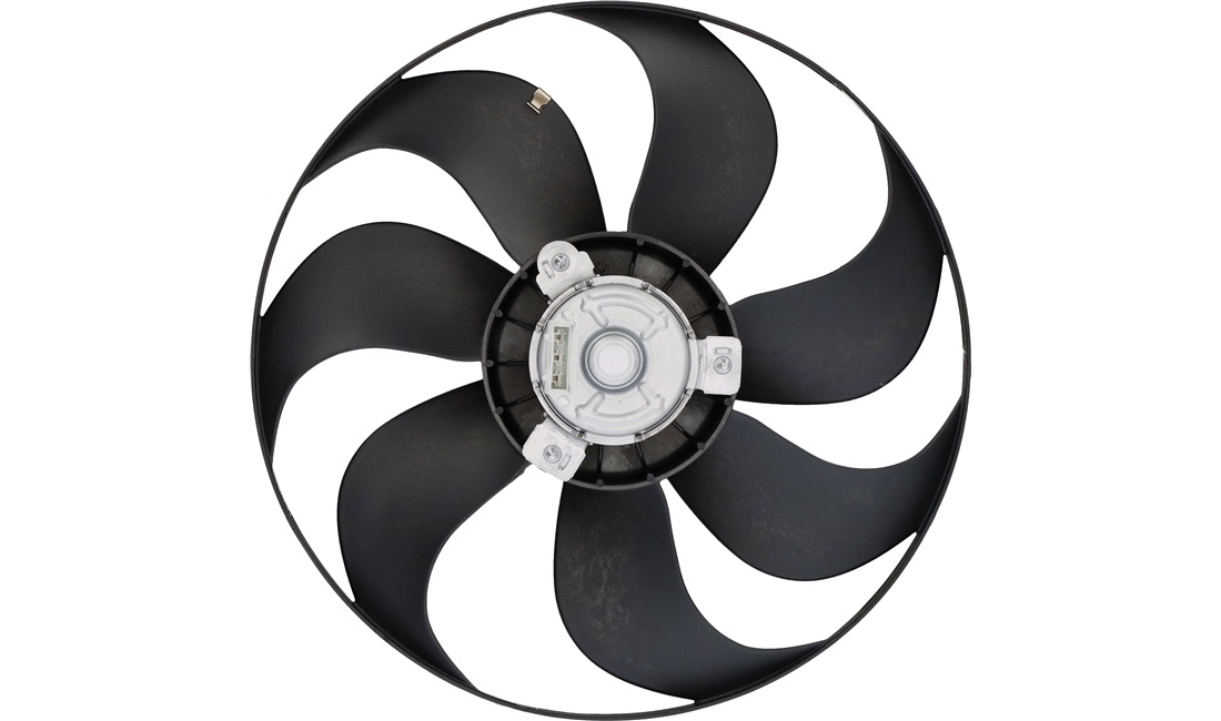 Ventilator, motorkøling