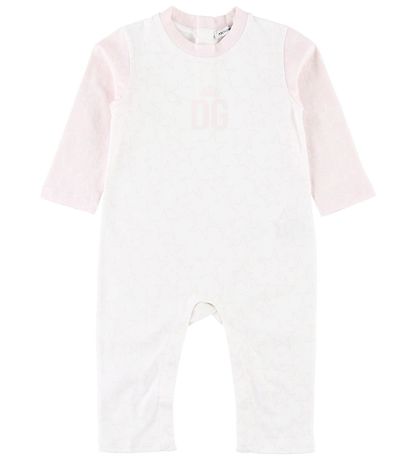 Dolce & Gabbana Heldragt - Hvid/Rosa m. Stjerner