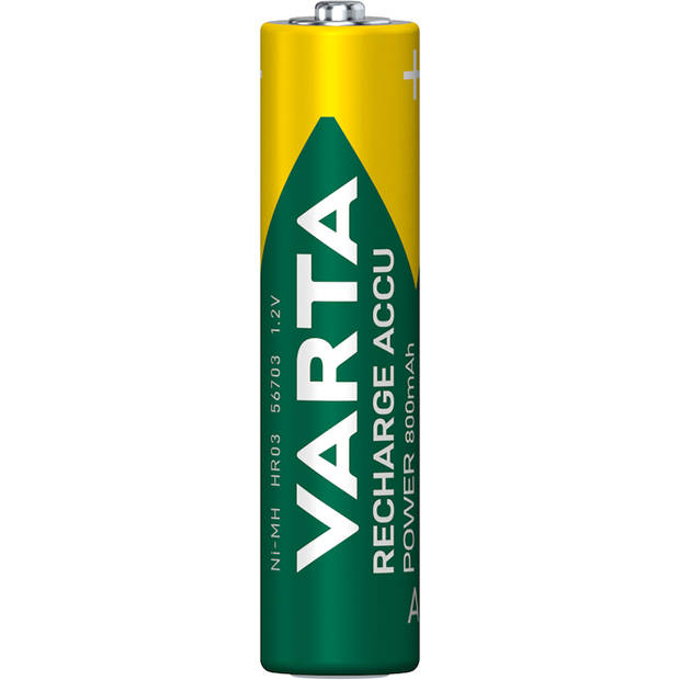 Varta oplaadbare batterijen - AAA 800 mAh