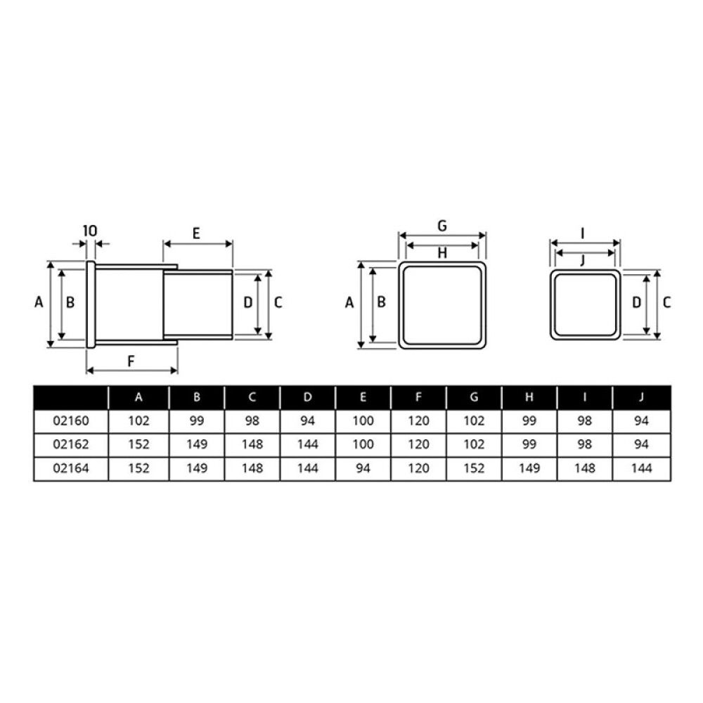 TELESKOPKANAL FLEXIT 12-21CM PLAST 100X150CM