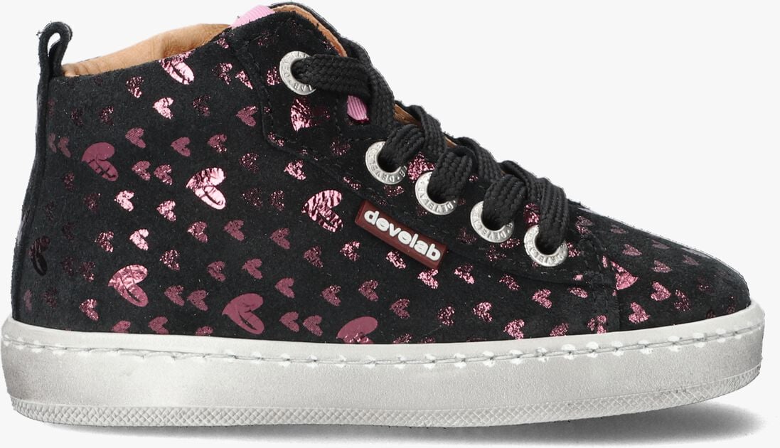DEVELAB zwarte develab hoge sneaker 41426