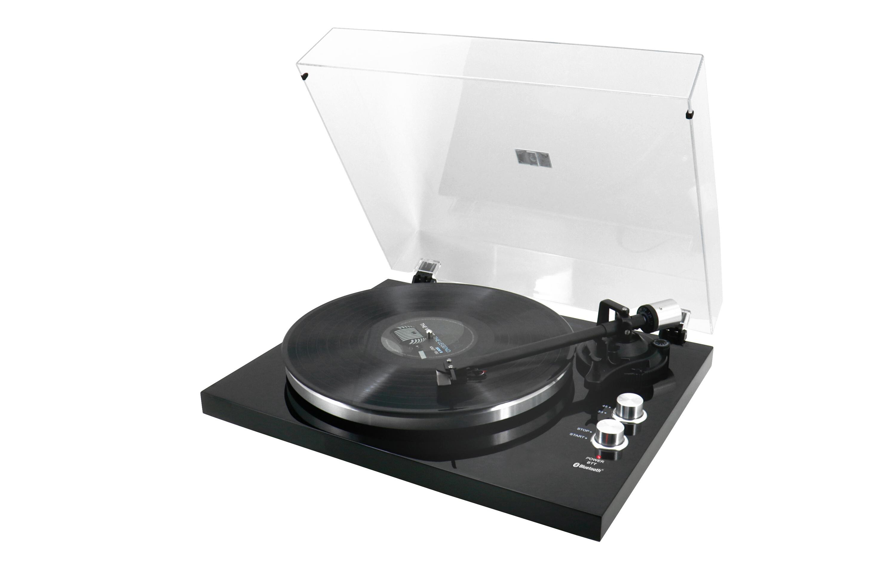 Plattenspieler mit Bluetooth PL790SW Schwarz<br>Plattenspieler mit Magnettonabnehmersystem und Bluetooth-Sendefunktion
