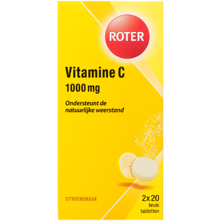 Roter Vitamine C 1000mg Bruistabletten Citroen Duopack 40ST