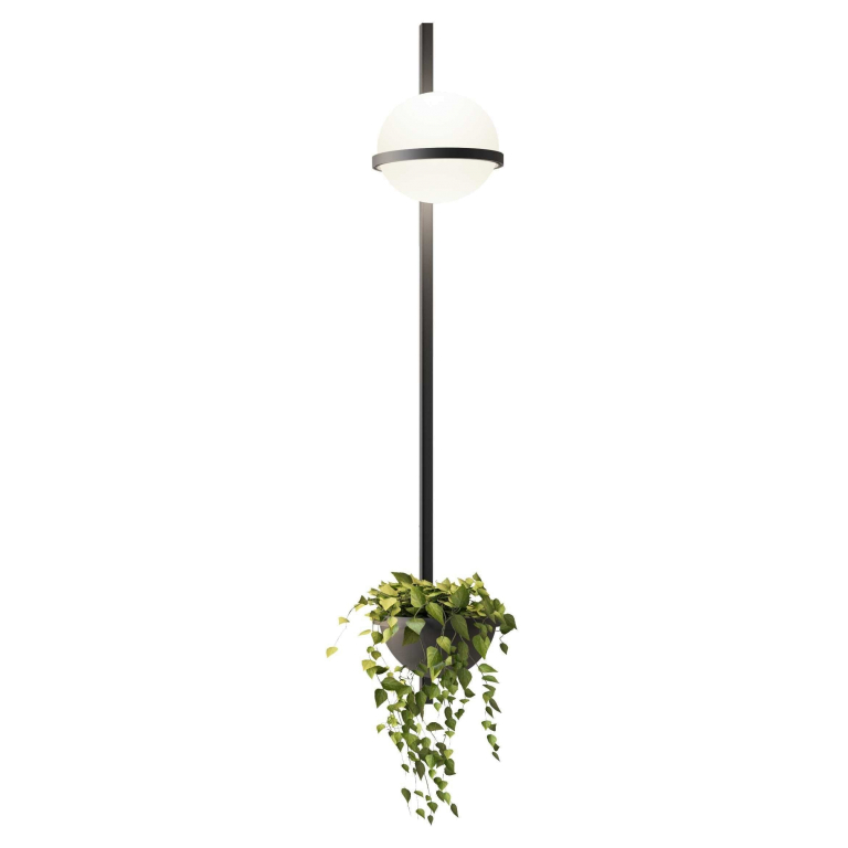 Vibia Palma 3714 wandlamp LED met plantenbak grafiet