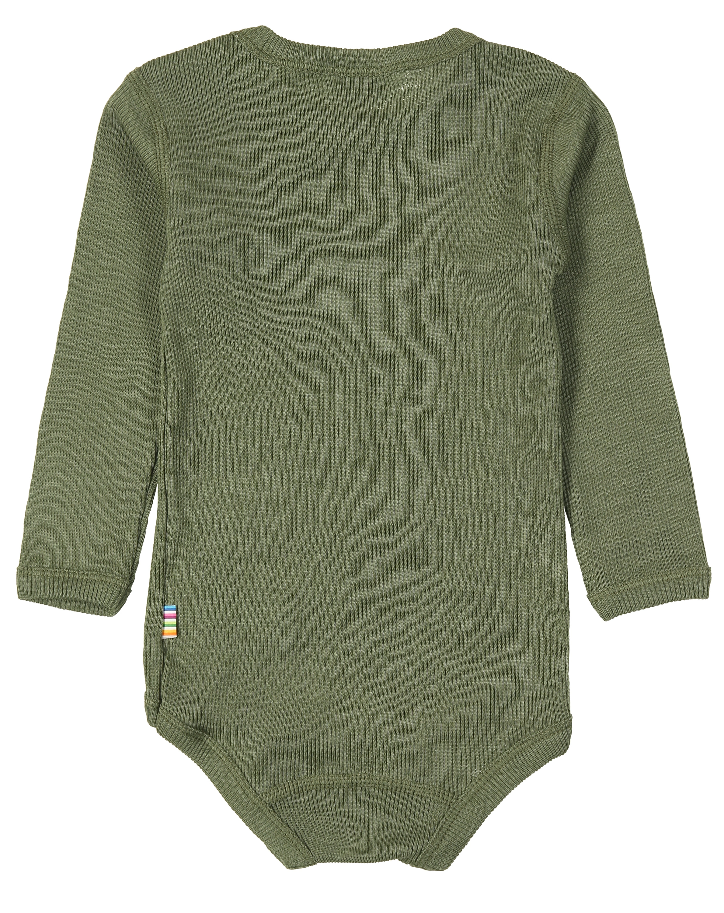 Langarm-Body 621 - WOOL in dark sage