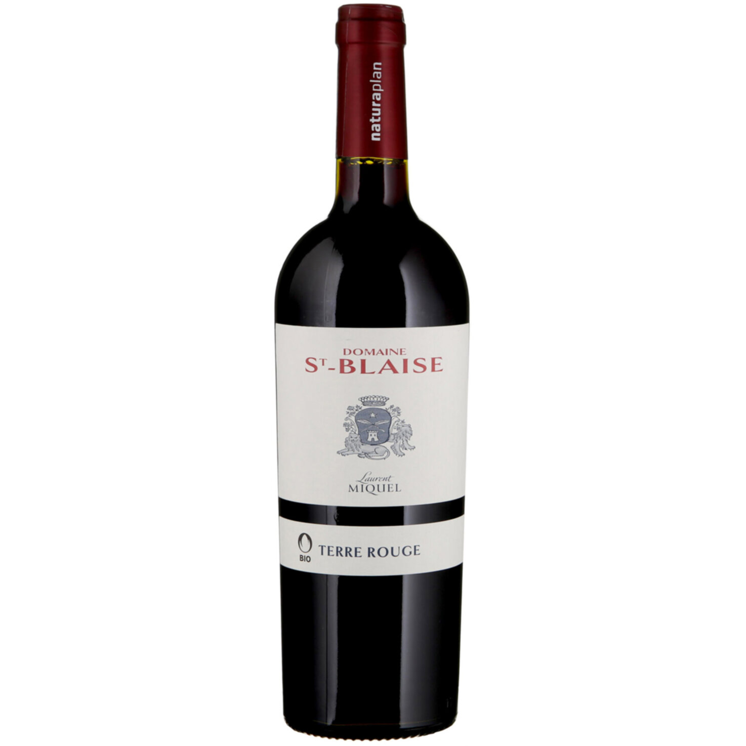 Naturaplan Bio-Vin d'Hérault IGP Terre Rouge Domaine St-Blaise -75cl