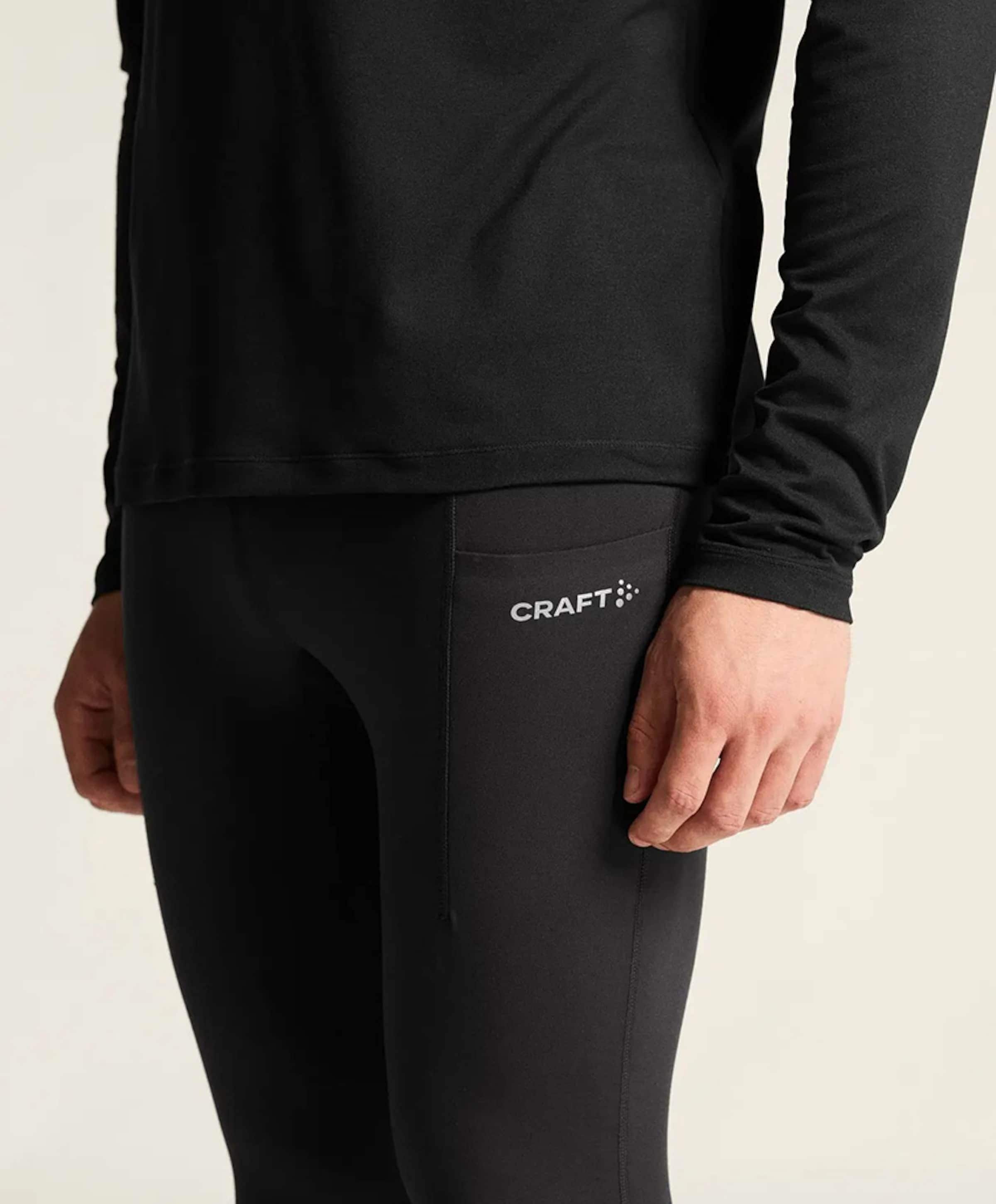 Craft ADV ESSENCE WARM  tights 3 M heren tights zwart