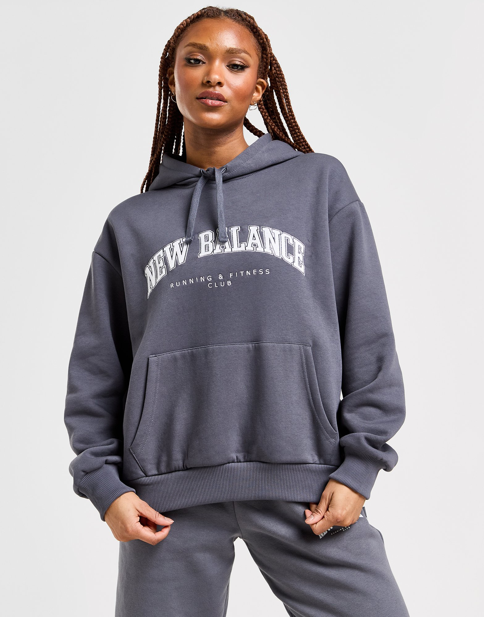 New Balance Sweat à Capuche Logo Femme