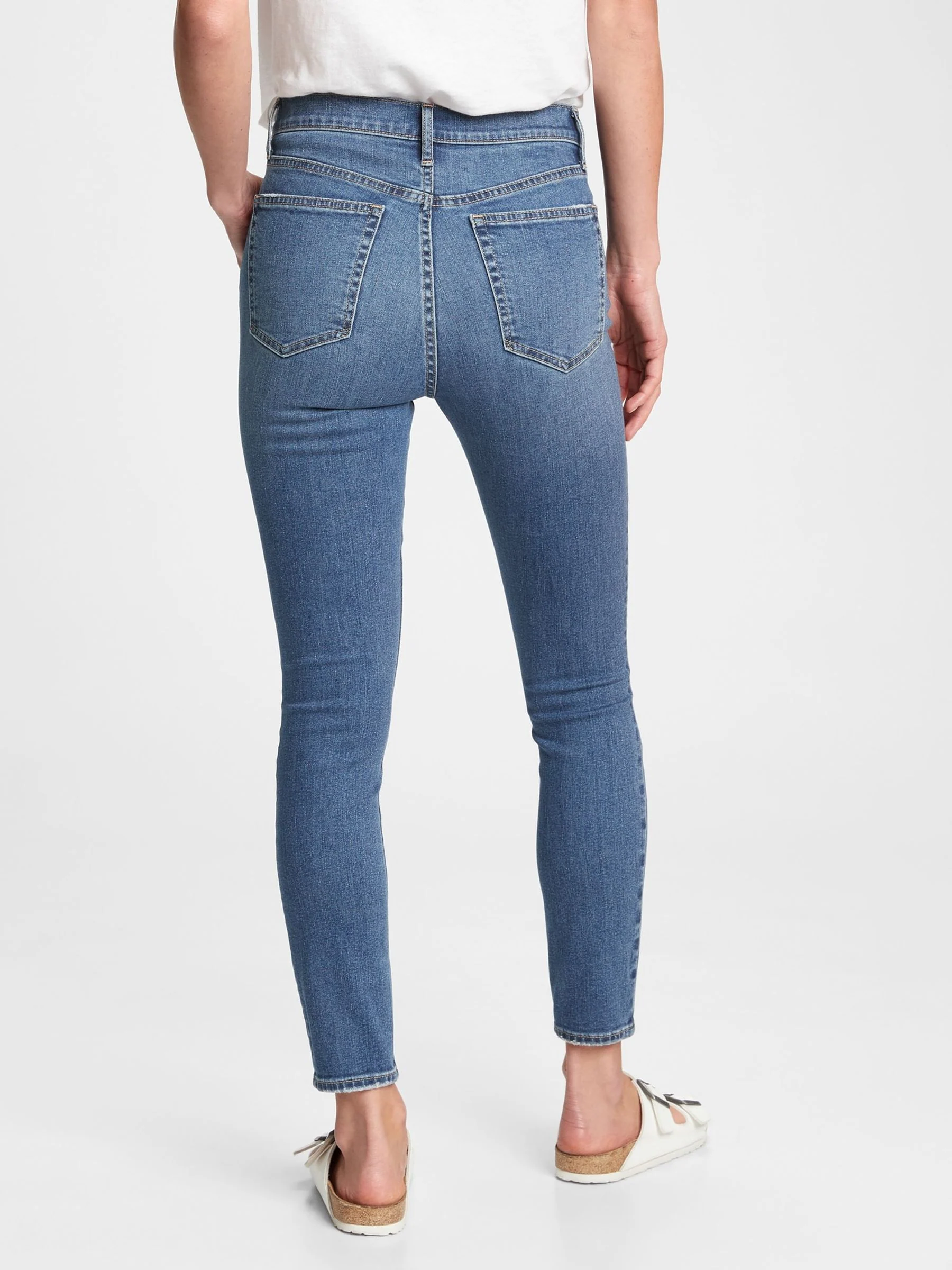 Gap skinny jeans met hoge taille en stretch
