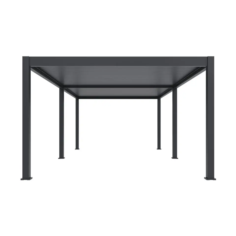 Orion Premium overkapping - 400 x 800 cm - Antraciet