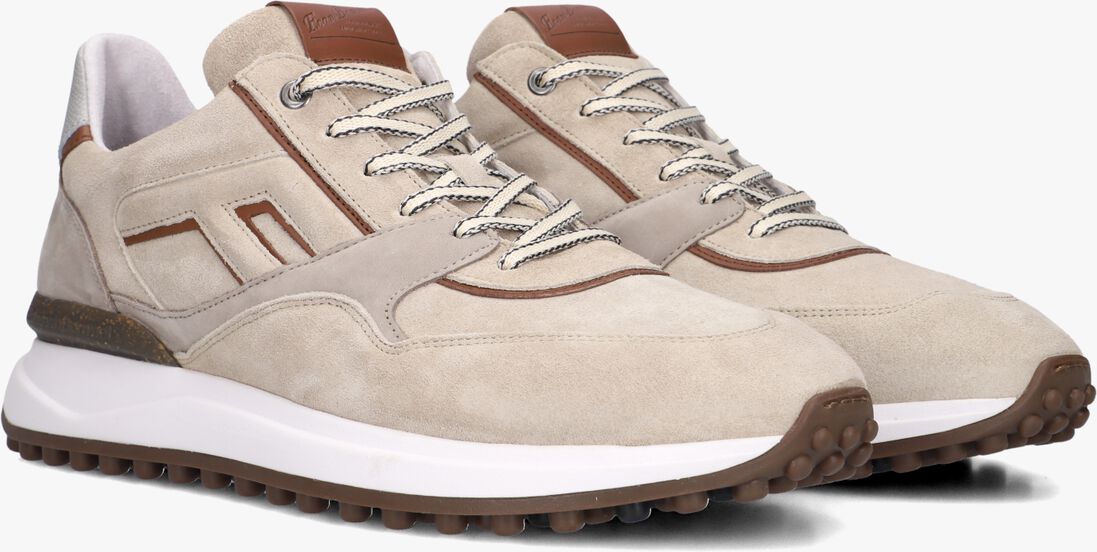 beige floris van bommel lage sneakers sfm-10223 noppi