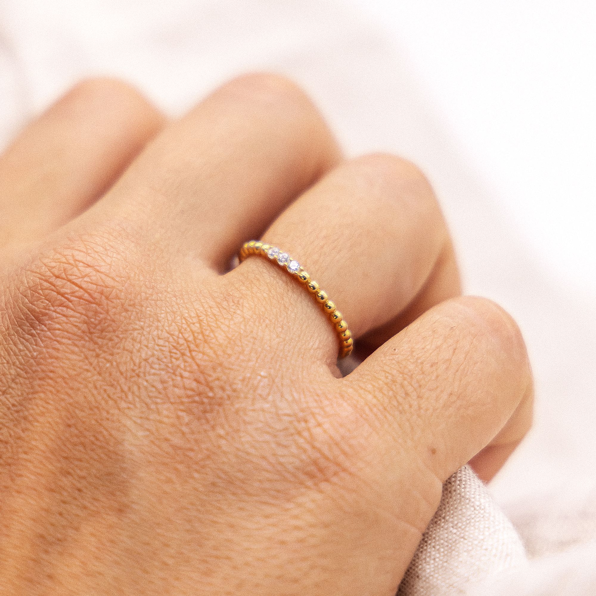 Fascination by Ellen K. Ring Gold 375 mit Zirkonia weiß
