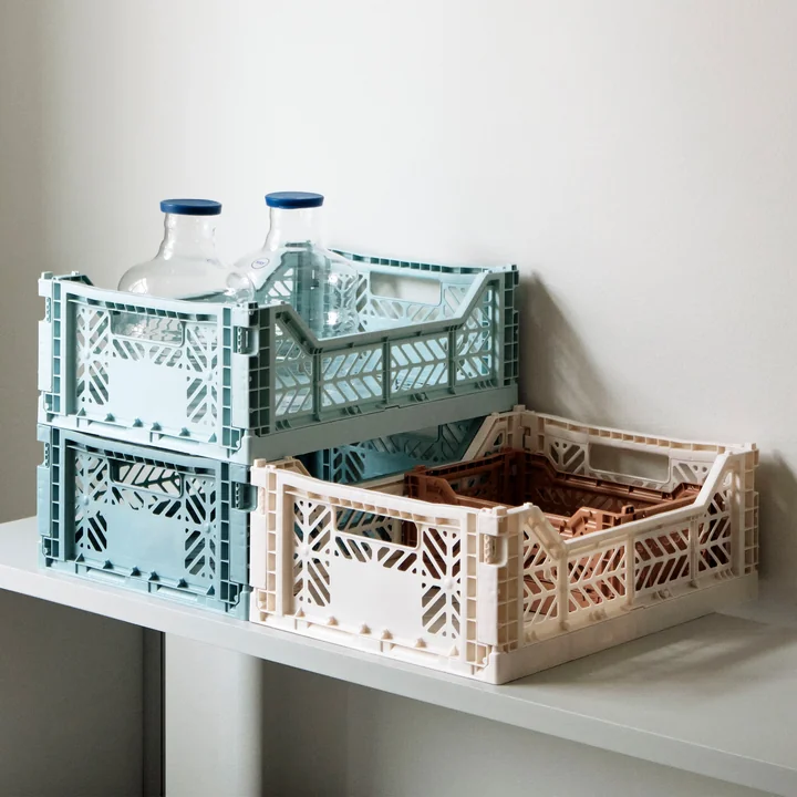 HAY - Colour Crate Korb M, 40 x 30 cm, lavendel