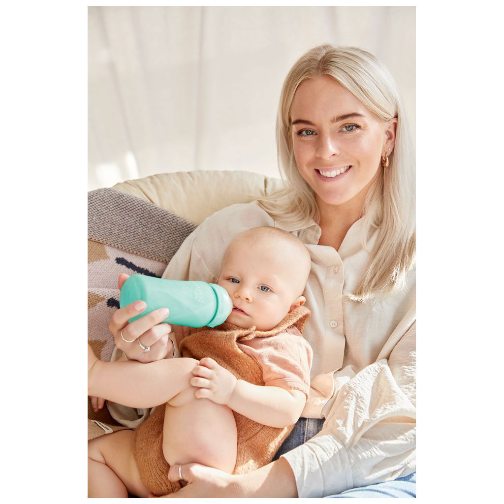 Everyday BabyEveryday Baby   Healthy + Glas Babyflasche mint green 150ml