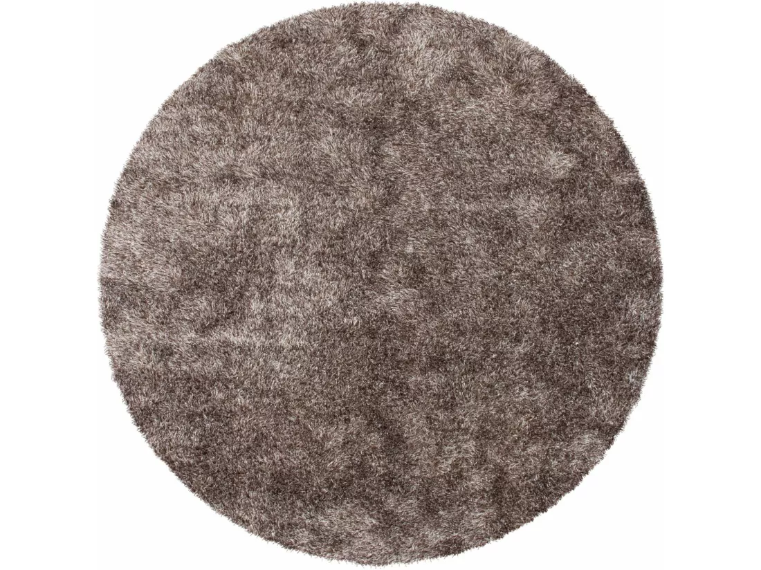 Tapis diamant 700 taupe - Rond Ø 120 cm