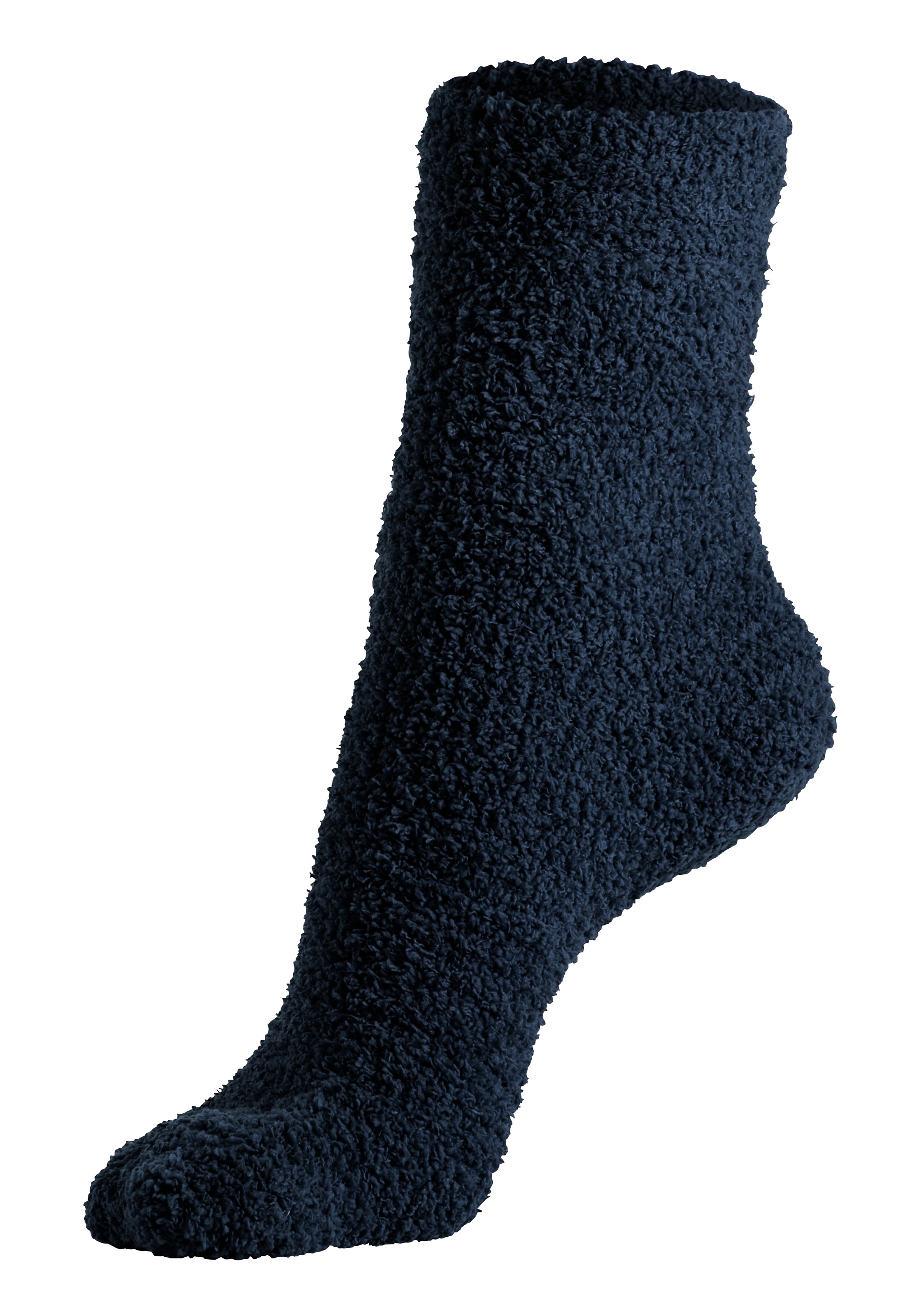 LASCANA Kuschelsocken Packung, 4 Stk. tlg. weich und warm, aus Flausch-Qualität
