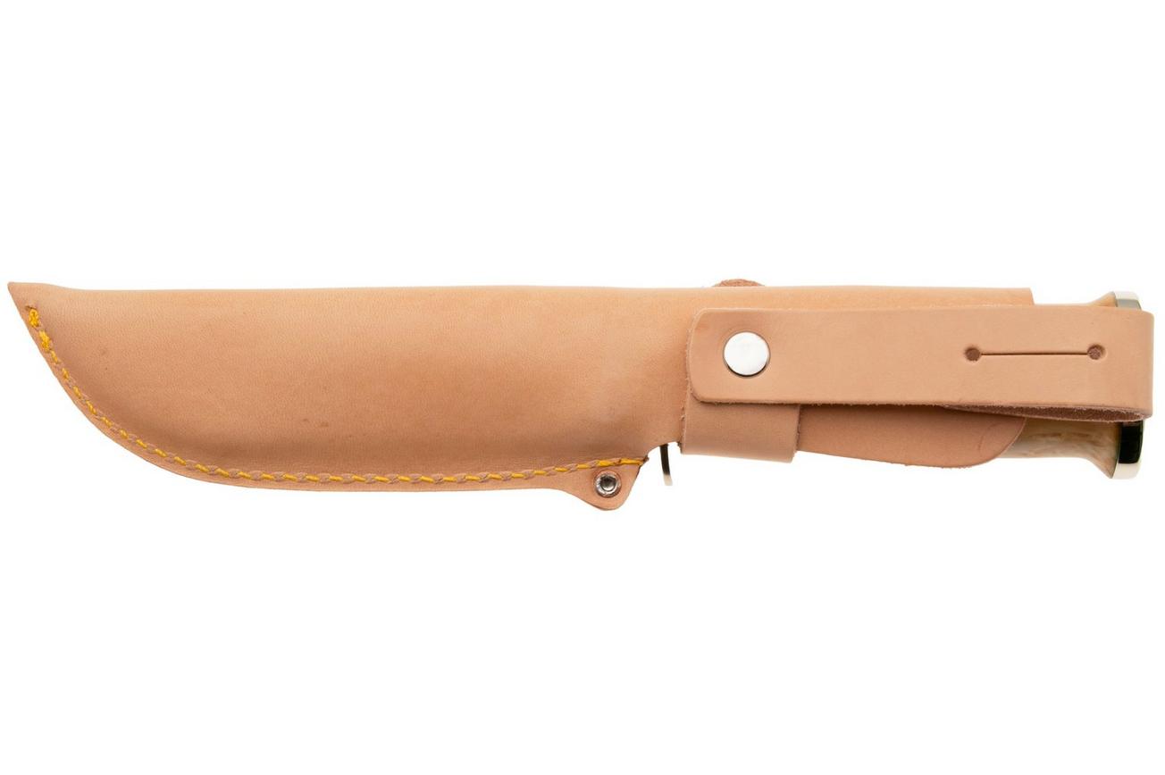 Marttiini Lapp 245010 Stainless, Curly Birch, vaststaand mes