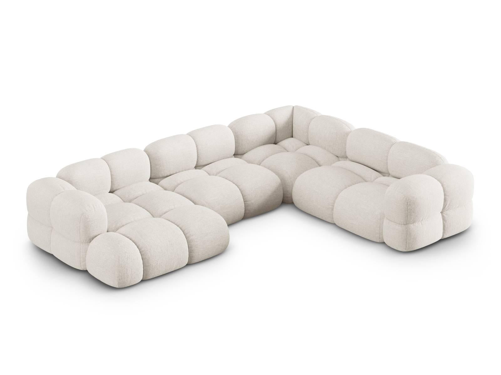 Cosmopolitan Design Loretto 3,5-zits Hoekbank Rechts - Beige
