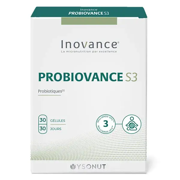 Inovance Probiovance S3 Probióticos 30 cápsulas