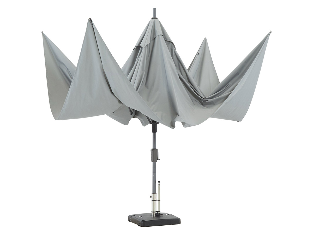 Madison Rectangle 300 x 400 cm parasol - Grey