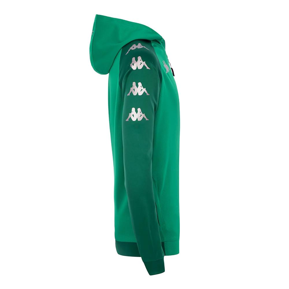 Kappa Veste Zippée Verte Garçon Kappa Tortona