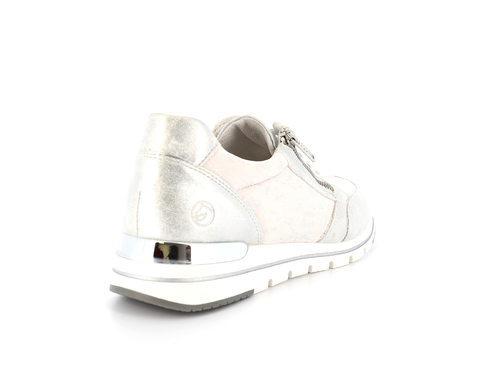 Remonte-R6700 Matières combinées Blanc Argent