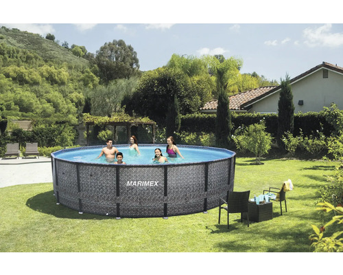 Marimex Florida rond opzetzwembad, Ø 366x99 cm, zonder accessoires, rotan