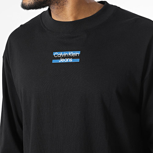 Tee Shirt Manches Longues Transparent Stripe 2871 Noir
