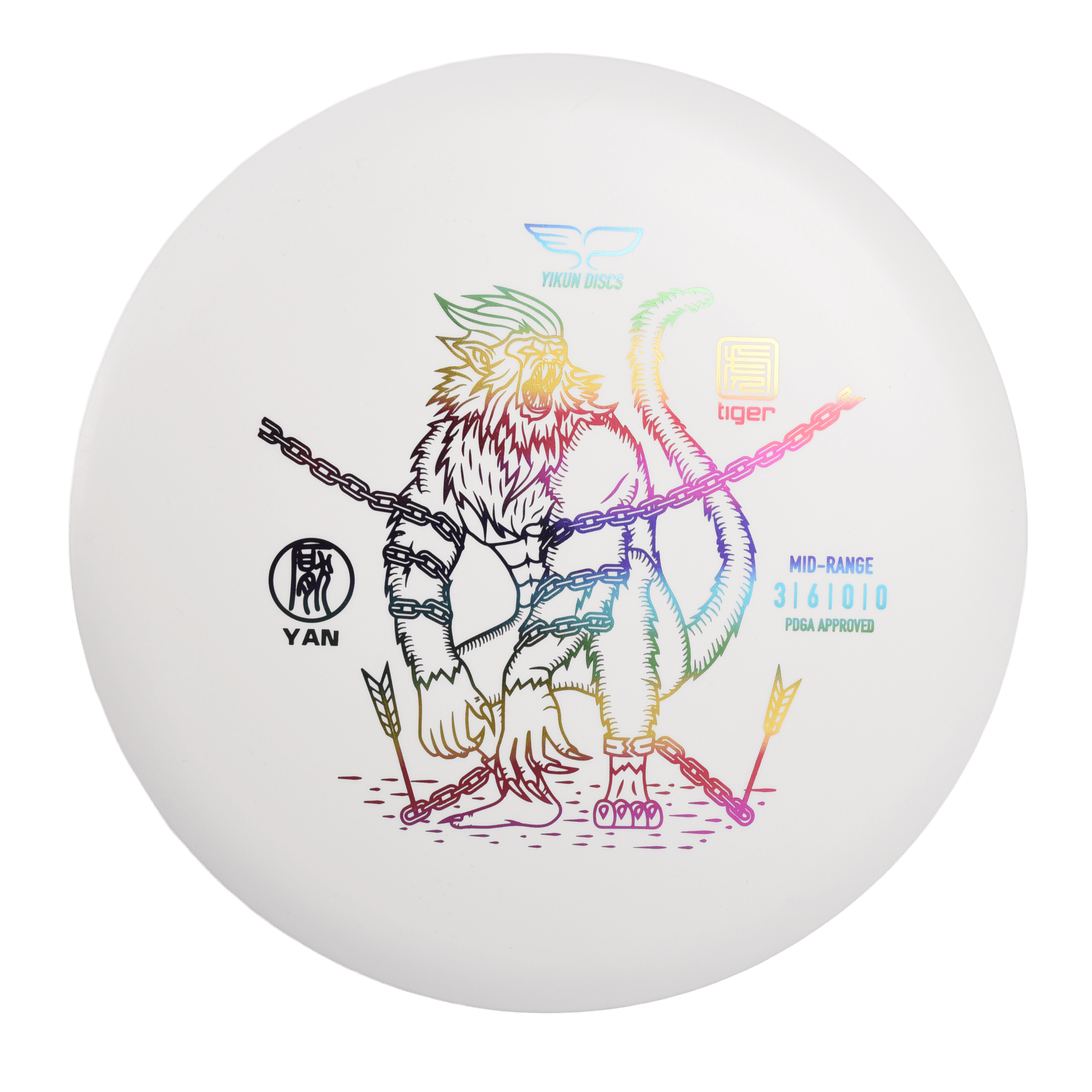 Yikun Yikun Disc Golf Mid-Range YAN - Phoenix Line - Fritidsleker