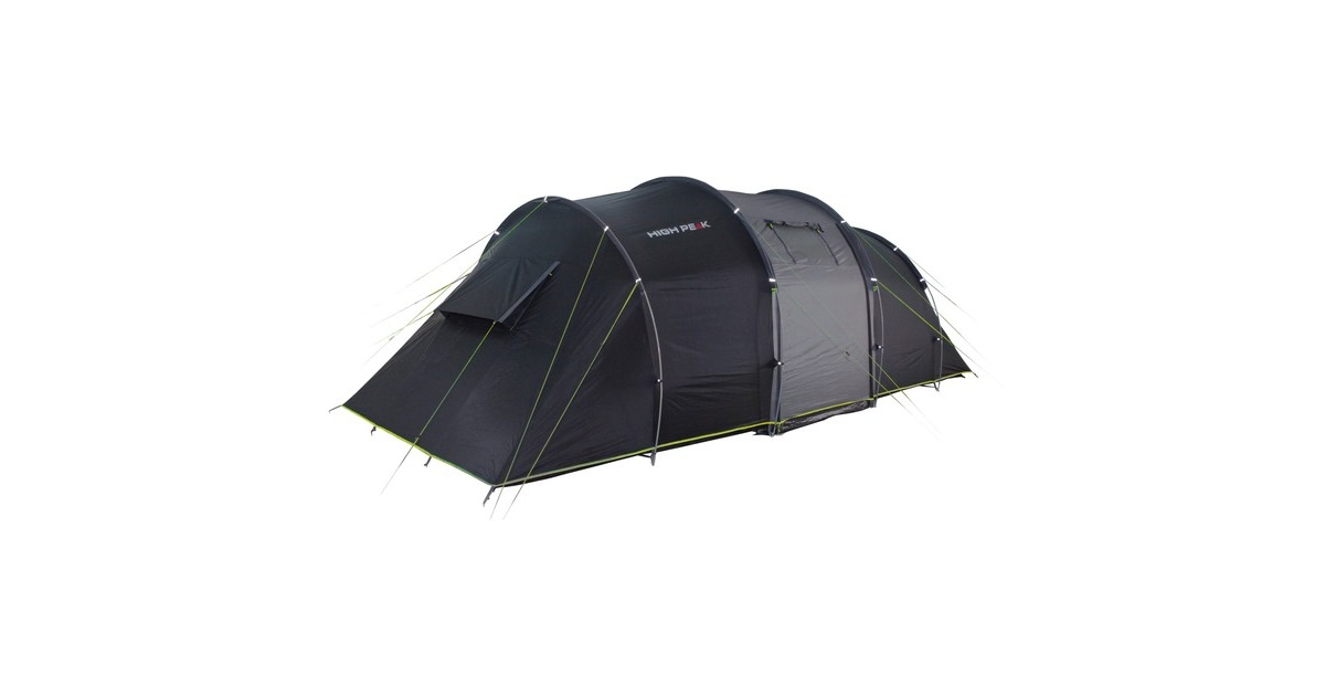 High PeakTauris 4P tent  (Antraciet/groen)