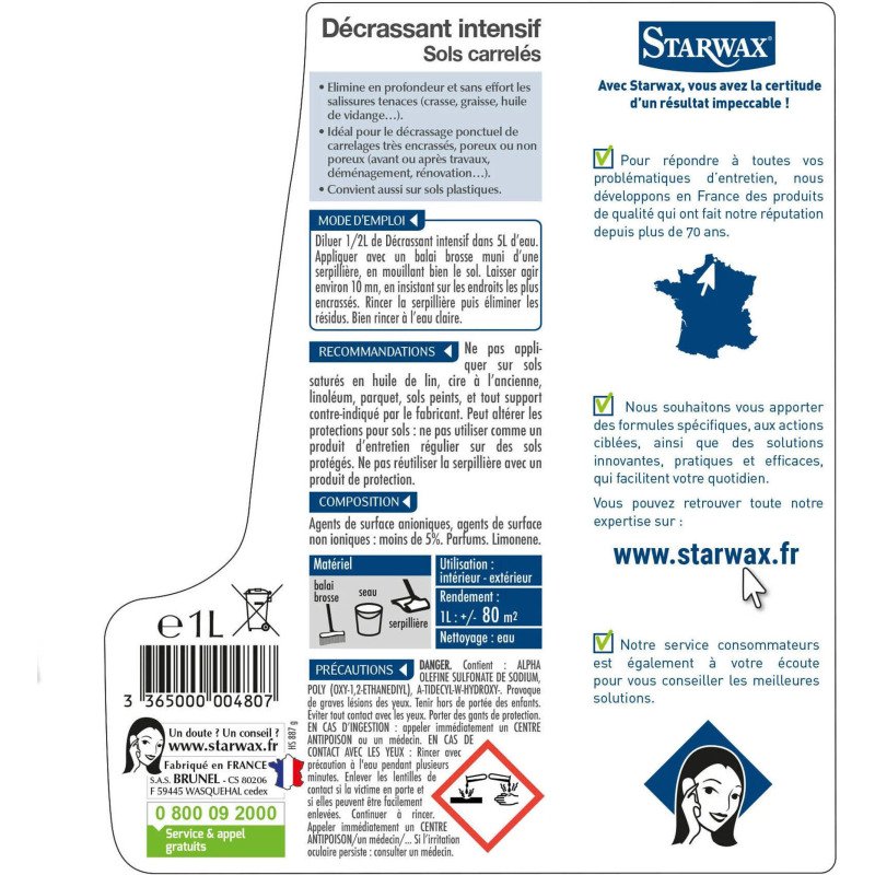 Dégraissant décrassant - 1 L