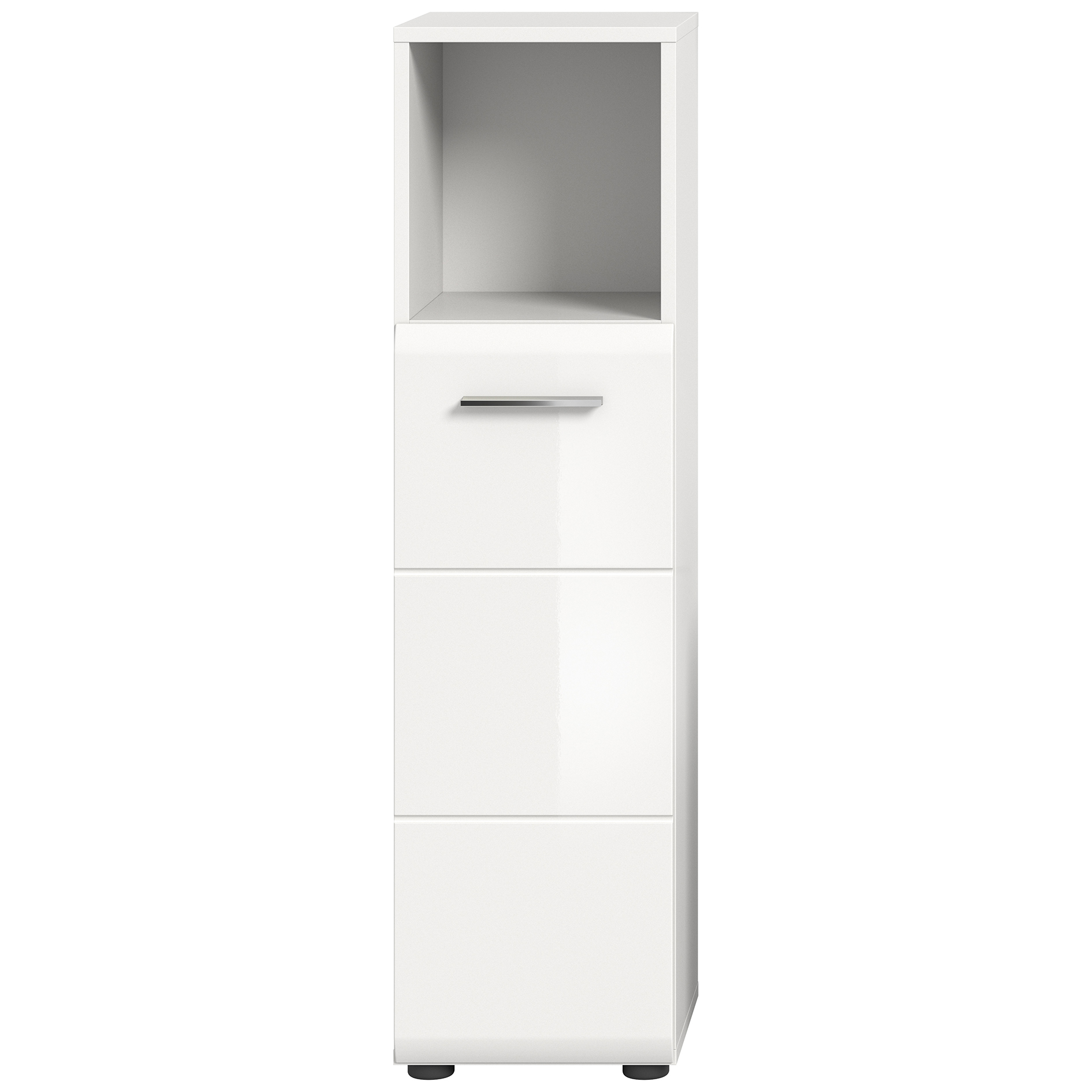 Standschrank ICE-weiß Hochglanz - 110 cm hoch