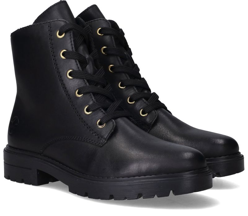 Rieker Veterboots Zwart Dames