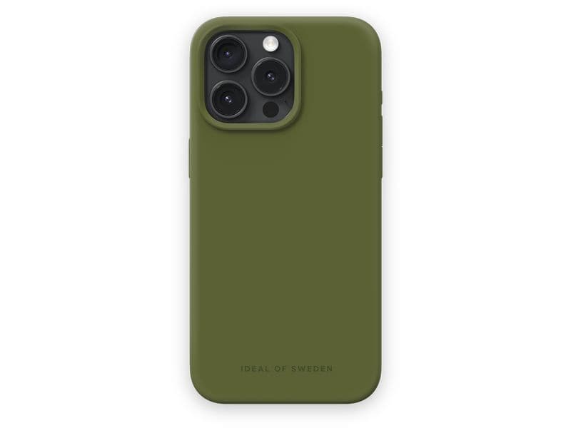 Ideal of Sweden Silicone iPhone 15 Pro Max Khaki Silikon-Backcover für das Apple iPhone 15 Pro Max