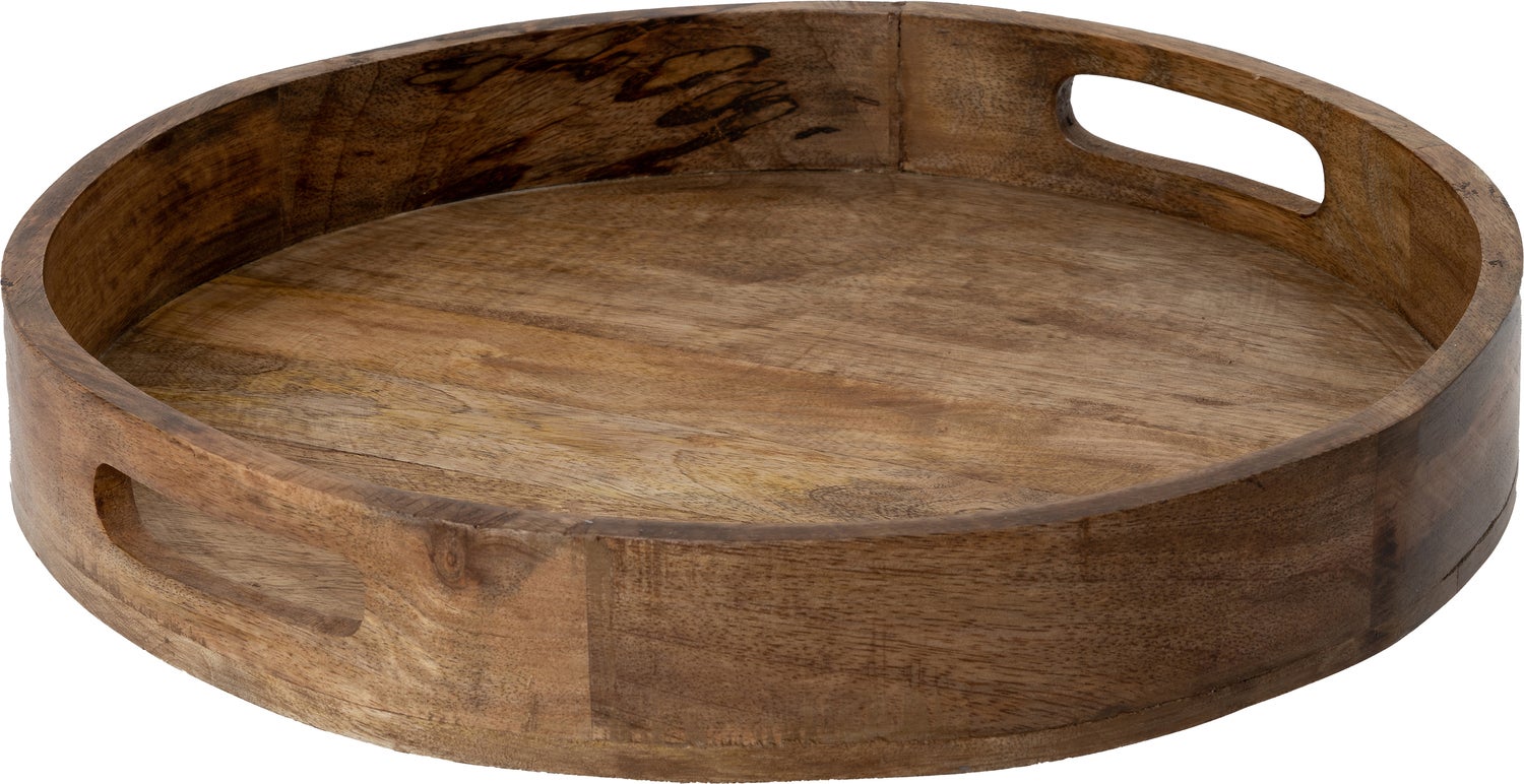 Intratuin dienblad Roux naturel D 20 H 5 cm