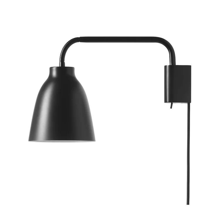 Fritz Hansen - Caravaggio Wandleuchte Read matt, weiss