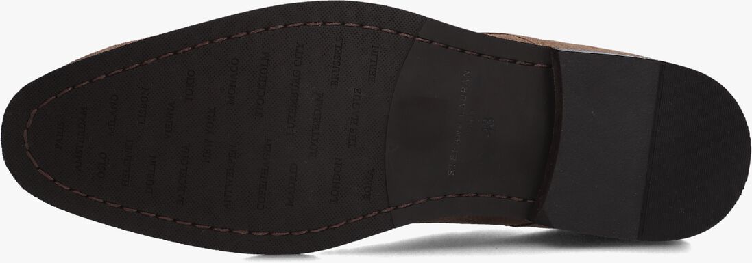 taupe stefano lauran veterschoenen 92303
