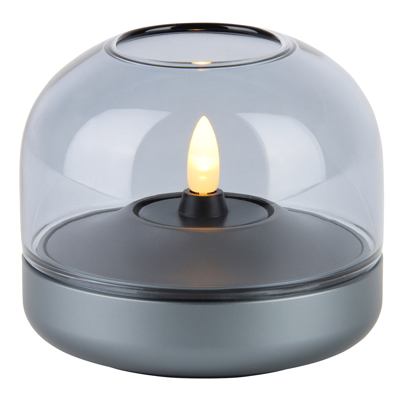 Kooduu Bougeoir Glow 08  gris bleu - D.9.4x8.1 cm